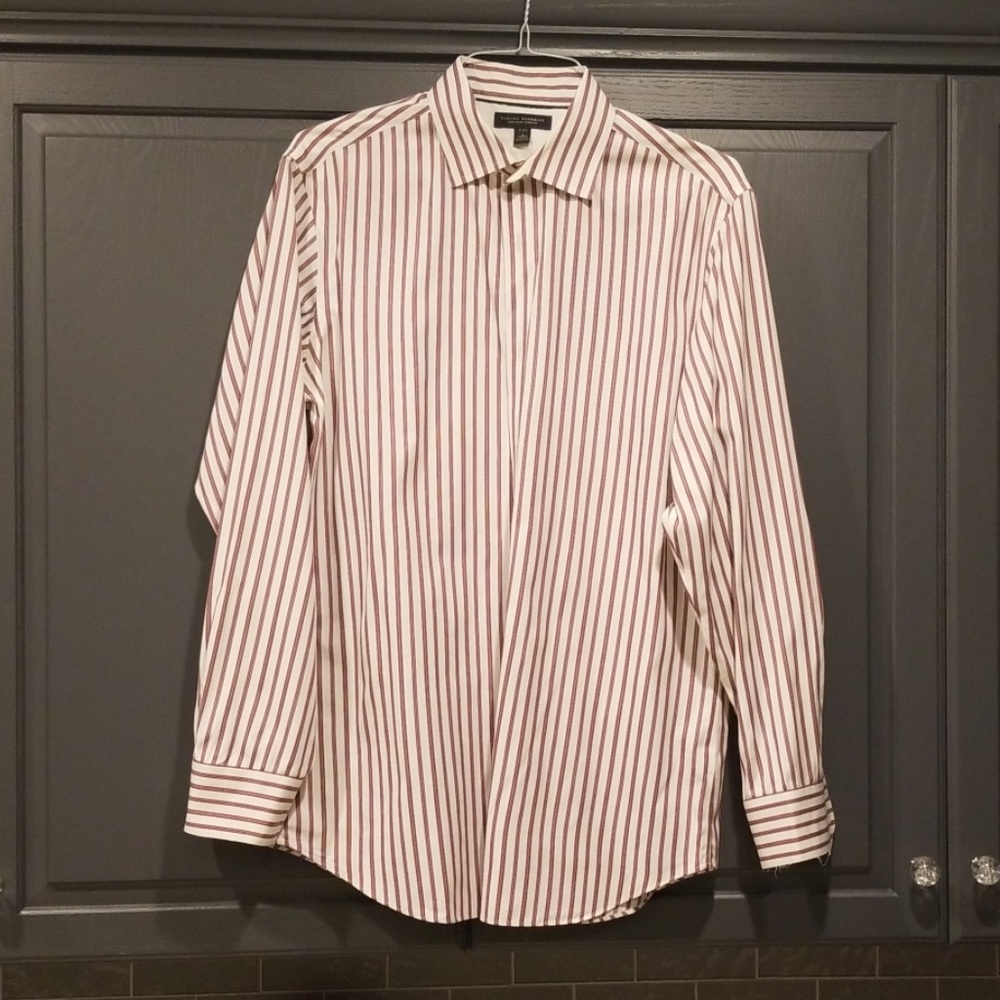 Banana Republic Non Iron Slim Fit Sz L 16-16.5